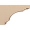 Ekena Millwork 6"W x 18"D x 12"H Classic Pescadero Rough Cedar Woodgrain TimberThane Corbel, Primed Tan CORUR06X18X12PECRCPR - alternate 2